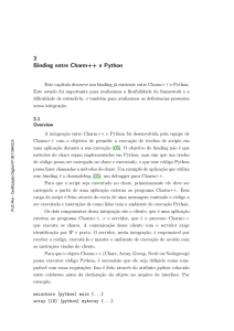 3 Binding entre Charm++ e Python - DBD PUC-Rio