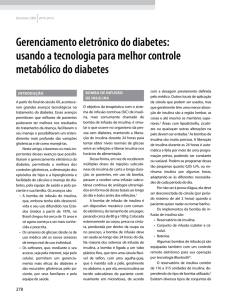 Gerenciamento eletrônico do diabetes