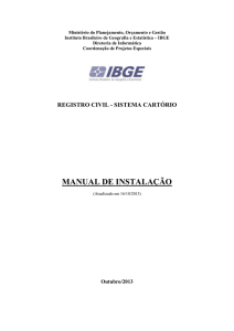 IBGE_Manual de Instalação do Sistema Cartório - IBGE