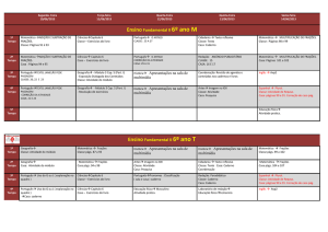Ensino Fundamental II 6º ano M Ensino Fundamental II 6º ano T