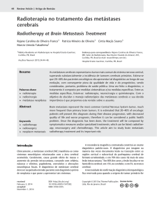 Radioterapia no tratamento das metástases cerebrais