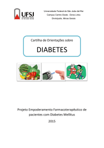 Cartilha de Orientações sobre Diabetes