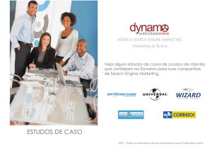 estudos de caso - Dynamo Publicidade Online