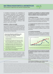 BACTÉRIAS RESISTENTES A ANTIBIÓTICOS