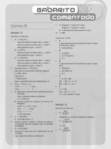 Química III - Sistema de Ensino Futuro