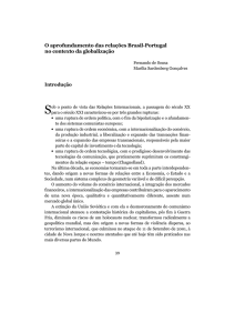 PDF - O aprofundamento das relações Brasil