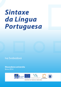 Sintaxe da Língua Portuguesa