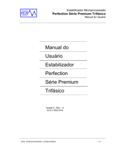 Manual do Usuário - Perfection SP