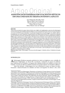 assistência de enfermagem a pacientes sépticos