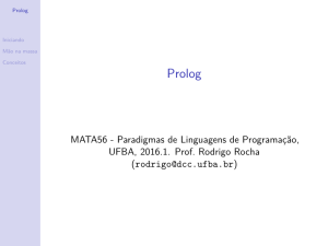 Prolog - Rodrigo Rocha