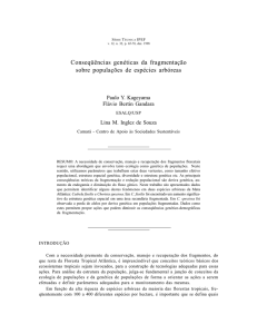 Conseqüências genéticas da fragmentação sobre