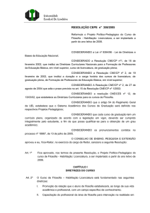 Resolução CEPE n° 358/2005