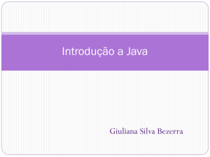 Introdução a Java