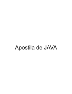 Apostila de JAVA - SME Duque de Caxias