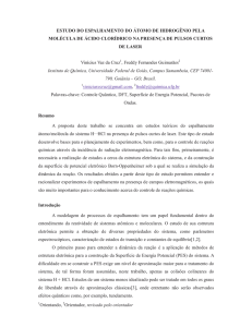 1Orientando, 2Orientador, revisado pelo orientador ESTUDO DO