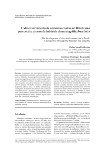 O desenvolvimento da economia criativa no Brasil: uma perspectiva