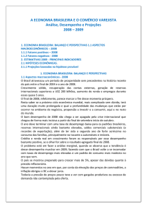 A ECONOMIA BRASILEIRA E O COMÉRCIO