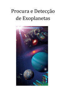 Procura e Detecção de Exoplanetas