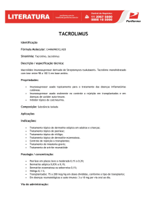 tacrolimus - Purifarma