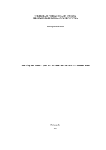 Uma máquina virtual Java multi-thread para sistemas