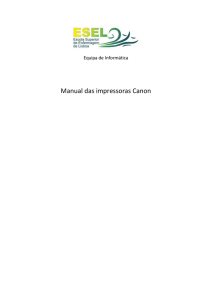 Manual Canon (impressão)