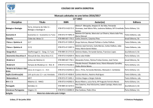11º ano - Colégio de Santa Doroteia