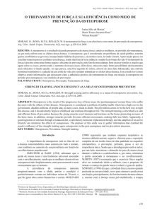 o treinamento de força e sua eficiência como meio de prevenção da