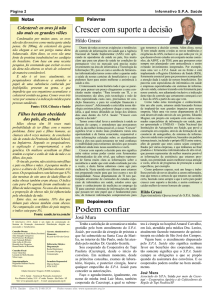 Jornal nº 29 - Bem vindo ao Portal SPA TISS