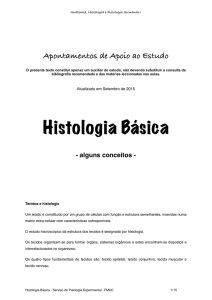 Texto Apoio 1 - Histologia Básica