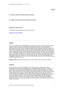 ARTIGO B. F. Skinner: teórico da ciência e teórico da moral? B. F.