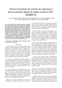 Desenvolvimento de sistema de aquisição e processamento digital