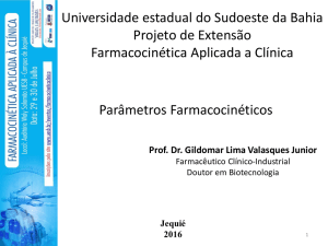 Parâmetros Farmacocinéticos