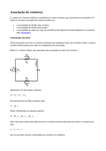 Associação de resistores