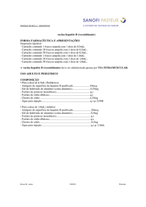 vacina hepatite B (recombinante)