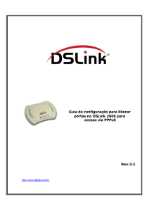 Manual para configuraçao do modem Adsl DSLink