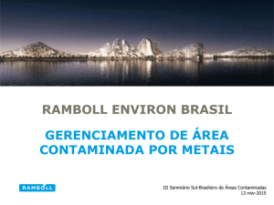 Gerenciamento de Área Contaminadas por Metais - ABES-RS