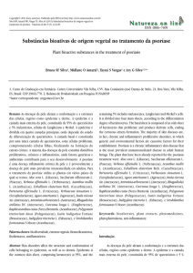 Substâncias bioativas de origem vegetal no