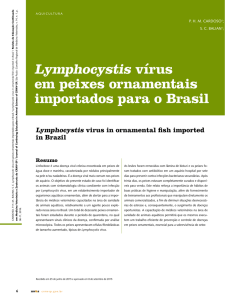 Lymphocystis vírus - Portal de Revistas em Veterinária e Zootecnia