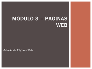Módulo 3 – Páginas Web