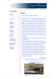 Boletim 1 - USF Monte de Caparica