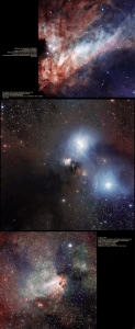 A Nebulosa de Ómega (M17 ou NGC6618), na constelação do