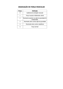 graduação de força muscular