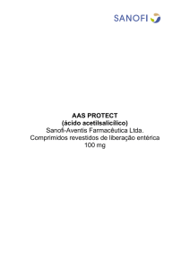AAS PROTECT (ácido acetilsalicílico) Sanofi