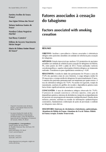 Fatores associados à cessação do tabagismo