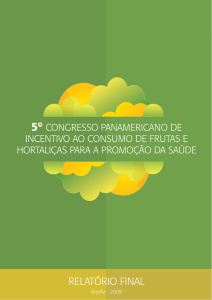 VI - Próximos passos - Associação Brasileira de Horticultura