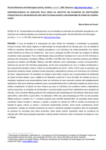 soroprevalência da infecção pelo vírus da hepatite em