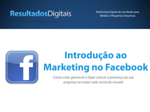 Introdução ao Marketing no Facebook