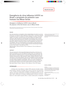 Emergência do vírus influenza A-H1N1 no Brasil: a propósito do
