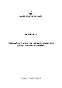 Manual do Validador XML - Banco Central do Brasil