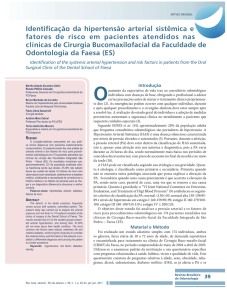 Identificação da hipertensão arterial sistêmica e fatores de risco em